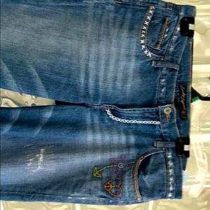Lucky peace jeans size 12